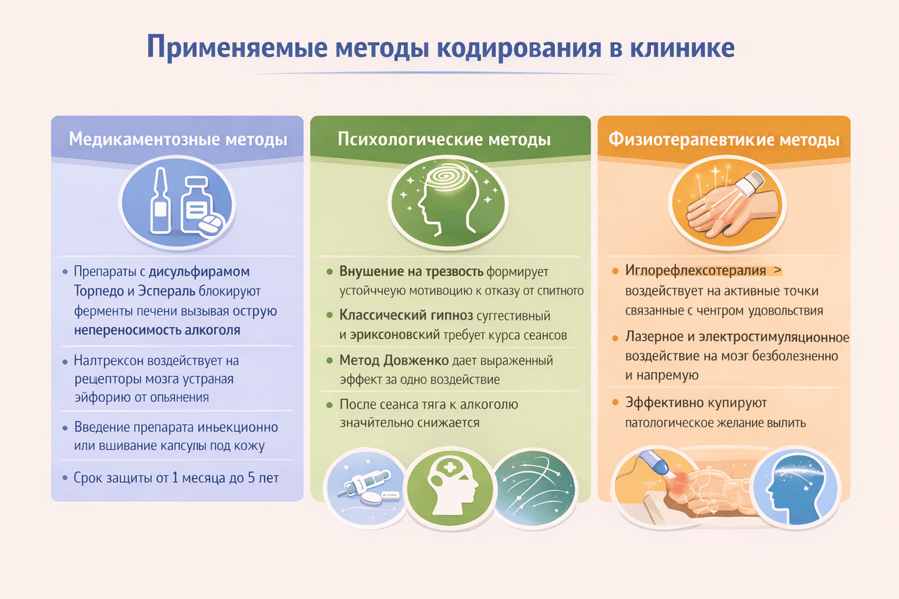 методы кодирования от алкоголизма